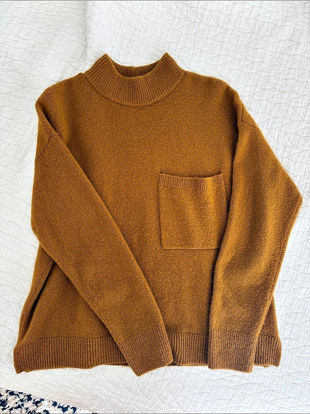 Madewell Mockneck Pocket Sweater